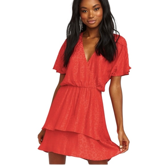 🌻 Show Me Your Mumu Sandrine Ruffle Dress Size Large - Picture 1 of 11